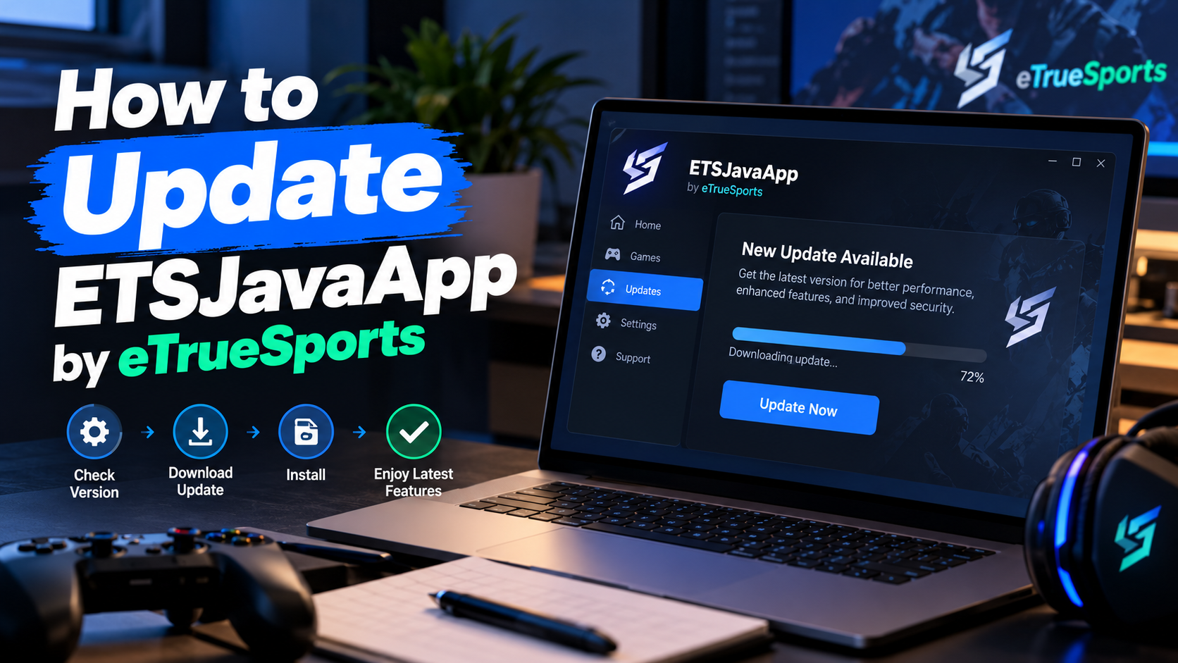 How to Update ETSJavaApp by eTrueSports
